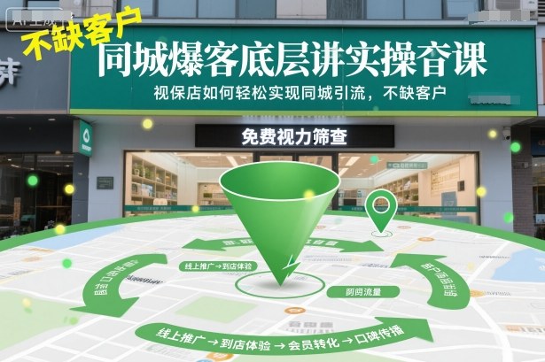 同城爆客底层实操课,视保店如何轻松实现同城引流,不缺客户!-摇钱树